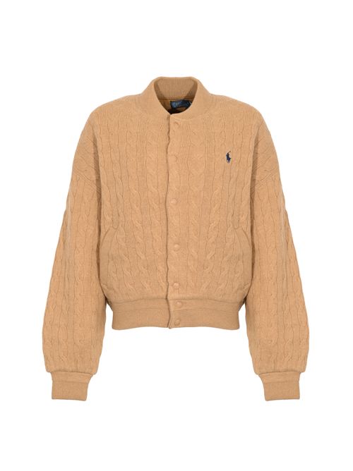 Bomber a trecce in misto lana e cashmere POLO RALPH LAUREN | 211966122002